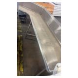 Industrial Stainless Steel Angled Prep Table