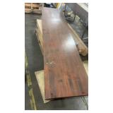 Long Solid Wood Tabletop or Workbench Surface