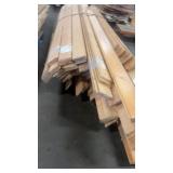 Large Lot of Assorted Wood Lumber Boards Various Lengths