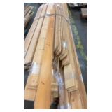 Large Lot of Assorted Wood Lumber Boards Various Lengths