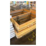 Set of 4 Large Window Frames with Insulation