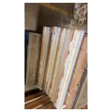 Pallet of Used Double-Pane Wood Frame Windows