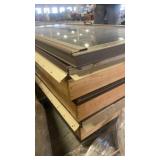 Glass Patio Door with Frame and Handle