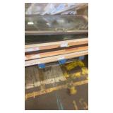 Glass Patio Door with Frame and Handle