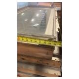 Set of 4 Double-Pane Aluminum Windows with Wood Frames