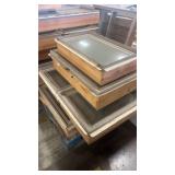 Lot of Wood Framed Double-Pane Windows