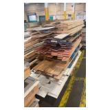 Large Pallet Lot of Mixed Wood Panels and Lumber