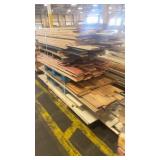 Large Pallet Lot of Mixed Wood Panels and Lumber