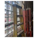 Set of 3 Werner 8 ft Fiberglass Step Ladders
