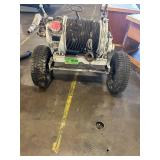 Ingersoll-Rand Utility pneumatic Winch with Steel Cable and Wheels