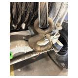 Ingersoll-Rand Utility pneumatic Winch with Steel Cable and Wheels