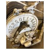 Ingersoll-Rand Utility pneumatic Winch with Steel Cable and Wheels