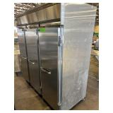 Continental 3-Door Commercial Stainless Steel Refrigerator