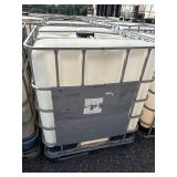 Used 275 Gallon IBC Tote with Metal Cage