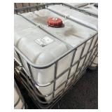 Used 275-Gallon IBC Tote with Metal Cage