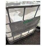 Damaged Plastic IBC Tote Bin for Waste Water