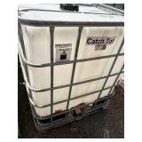 Large Plastic IBC Tote with Metal Cage, 275 Gallon Capacity
