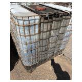 Used 275-Gallon Tote Tank with Metal Cage