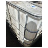 Used 275 Gallon Plastic IBC Tote Tank with Metal Cage