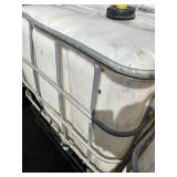 Used 275-Gallon IBC Tote with Metal Cage