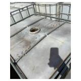 Used Plastic IBC Tote Tank with Metal Cage
