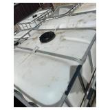 Used 275 Gallon IBC Tote Water Storage Tank with Metal Cage
