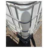 Used 275 Gallon IBC Tote with Metal Cage