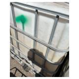 Used 275 Gallon IBC Tote Tank with Metal Cage