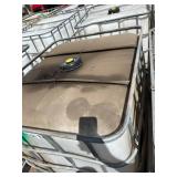 Used 275 Gallon IBC Tote Tank with Metal Cage
