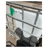 Used 275 Gallon IBC Tote Tank with Metal Cage