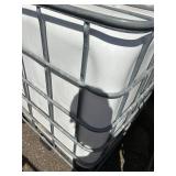 Used 275 Gallon IBC Tote with Metal Cage