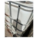 Used 275 Gallon IBC Tote Tank with Metal Cage