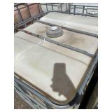 Large Plastic IBC Tote with Metal Cage Frame