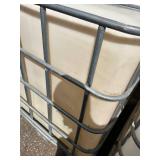 Large Plastic IBC Tote with Metal Cage Frame