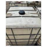 Used IBC Tote Tank with Metal Cage 275 Gallon