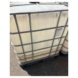 Used IBC Tote Tank with Metal Cage 275 Gallon