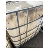 Used 275-Gallon IBC Tote Tank with Metal Cage