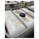 Used 275-Gallon IBC Tote with Metal Cage