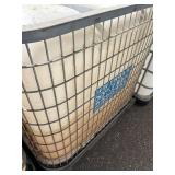 Used 275-Gallon IBC Tote with Metal Cage