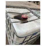 Used 275 Gallon IBC Tote Tank with Metal Cage