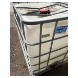 Used 275 Gallon IBC Tote Tank with Metal Cage