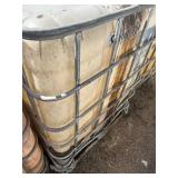 Used 275 Gallon IBC Tote with Metal Cage