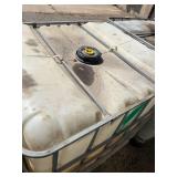 Used 275 Gallon IBC Tote Storage Tank with Metal Cage