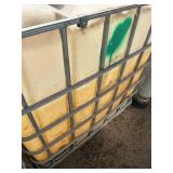 Used 275 Gallon IBC Tote Storage Tank with Metal Cage