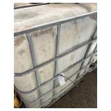 Used 275-Gallon IBC Tote Container with Cage