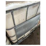 Used 275 Gallon IBC Tote Storage Container with Metal Cage