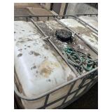 Large Plastic IBC Tote Storage Container with Metal Cage