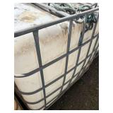 Large Plastic IBC Tote Storage Container with Metal Cage