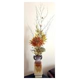 Faux Floral Arrangement in Lovely Vase by Three Hands Company