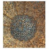 Stunning Scalloped Edge Console Glass Bowl